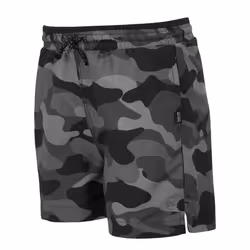 Regatta Childrens/Kids Skander III Plain Swim Shorts - 7-8 Years, Grey/Black Camo