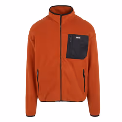 Regatta Mens Frankie Full Zip Fleece Jacket - XXL, Red Ochre