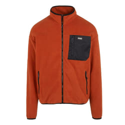 Regatta Mens Frankie Full Zip Fleece Jacket - XXL, Red Ochre