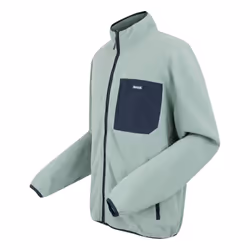 Regatta Mens Frankie Full Zip Fleece Jacket - 3XL, Glacier/Navy