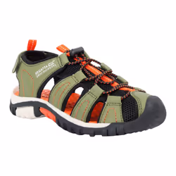 Regatta Childrens/Kids Westshore Sandals - 12 Child UK, Nephrite Green/Tango