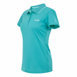 Regatta Womens/Ladies Maverick V Polo Shirt - 8 UK, Turquoise/Icy Morn