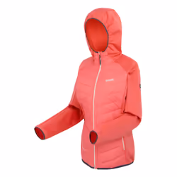 Regatta Womens/Ladies Andreson VIII Hybrid Jacket - 8 UK, Peach Bloom/Seal Grey