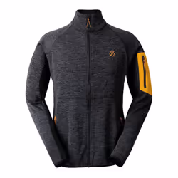 Dare 2B Mens Torrek Fleece Top - M, Black/Desert Sun