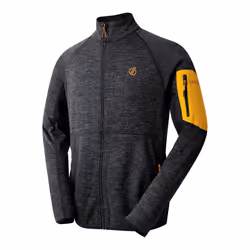 Dare 2B Mens Torrek Fleece Top - M, Black/Desert Sun