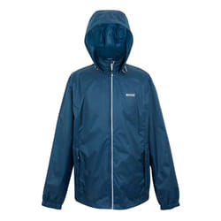 Regatta Mens Lyle IV Waterproof Hooded Jacket - 3XL, Moonlight Denim/Tangerine Tango