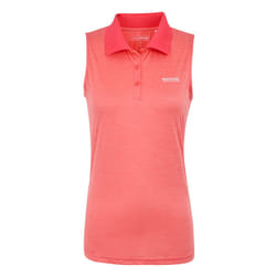 Regatta Womens/Ladies Tima II Sleeveless Polo Shirt - 10 UK, Peach Bloom
