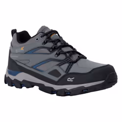 Regatta Mens Holcombe 3 Low Walking Boots - 12 UK, Granite/Moonlight Denim