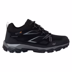 Regatta Mens Holcombe 3 Low Walking Boots - 9.5 UK, Black/Granite