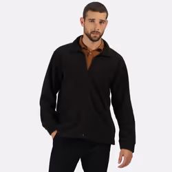 Regatta Mens Thor 350 Full Zip Fleece Jacket - XS, Black