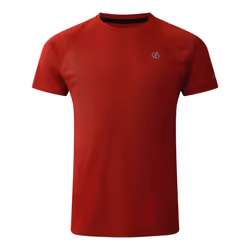 Dare 2B Mens Accelerate Lightweight T-Shirt - XS, Danger Red