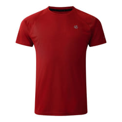 Dare 2B Mens Accelerate Lightweight T-Shirt - XS, Danger Red