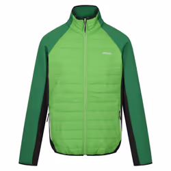 Regatta Mens Clumber IV Full Zip Hybrid Jacket - XXL, Grenoble Green/Neptune Green