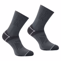 Regatta Mens Blister Protection II Socks (Pack of 2) - 6 UK-8 UK, Granite/Light Steel