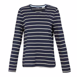 Regatta Womens/Ladies Federica II Stripe Long-Sleeved T-Shirt - 20 UK, Navy/Light Vanilla