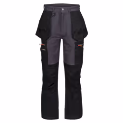 Regatta Mens Infiltrate Softshell Stretch Work Trousers - 28R, Iron/Black