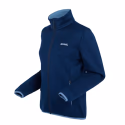 Regatta Womens/Ladies Newhill Marl Full Zip Fleece Jacket - 12 UK, Navy/Coronet Blue