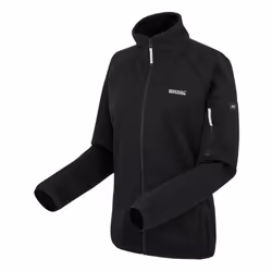 Regatta Womens/Ladies Ravenhill Full Zip Fleece Top - 14 UK, Black/Light Vanilla