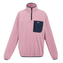 Regatta Mens Frankie Half Zip Fleece Top - 5XL, Lilac/Navy