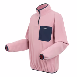 Regatta Mens Frankie Half Zip Fleece Top - 5XL, Lilac/Navy