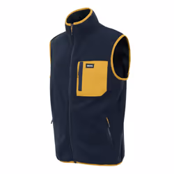 Regatta Mens Frankie Fleece Gilet - M, Navy/Mustard