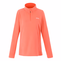 Regatta Great Outdoors Womens/Ladies Sweetheart 1/4 Zip Fleece Top - 26, Peach Bloom