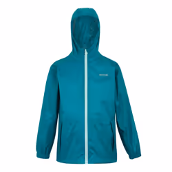 Regatta Great Outdoors Childrens/Kids Pack It Jacket III Waterproof Packaway Black - 5-6 Years, Exotic Plume/Icy Morn