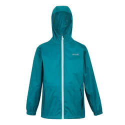 Regatta Great Outdoors Childrens/Kids Pack It Jacket III Waterproof Packaway Black - 5-6 Years, Exotic Plume/Icy Morn