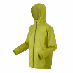 Regatta Great Outdoors Childrens/Kids Pack It Jacket III Waterproof Packaway Black - 14 Years, Grenoble Green