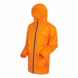 Regatta Great Outdoors Childrens/Kids Pack It Jacket III Waterproof Packaway Black - 2 Years, Persimmon
