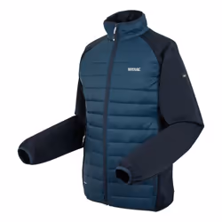 Regatta Mens Clumber IV Full Zip Hybrid Jacket - S, Moonlight Denim/Navy