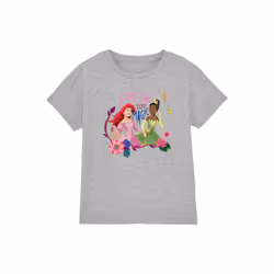 Disney Princess Childrens/Kids Friends Are Magic Ariel And Tiana T-Shirt - 5-6 Years, Sport Heather