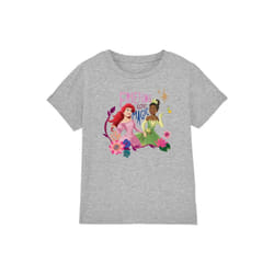Disney Princess Childrens/Kids Friends Are Magic Ariel And Tiana T-Shirt - 7-8 Years, Sport Heather