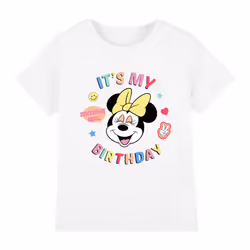 Disney Childrens/Kids It's My Birthday Minnie Mouse T-Shirt - 12-13 Years, White