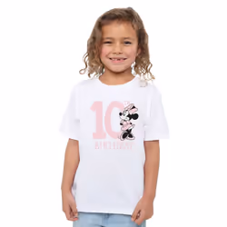 Disney Childrens/Kids Minnie Mouse 10th Birthday T-Shirt - 9-10 Years, White