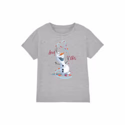 Frozen Childrens/Kids Love Is In The Air Valentine's Day T-Shirt - 3-4 Years, Sport Heather