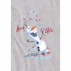 Frozen Childrens/Kids Love Is In The Air Valentine's Day T-Shirt - 3-4 Years, Sport Heather