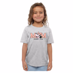 Disney Childrens/Kids Number 1 Mum Minnie Mouse Mothers Day T-Shirt - 12-13 Years, Sport Heather