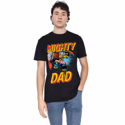 Thor Mens Mighty Dad T-Shirt - XL, Black