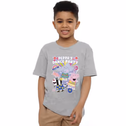 Peppa Pig Childrens/Kids Dance Party T-Shirt - 5-6 Years, Sport Heather