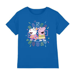 Peppa Pig Childrens/Kids Dance Squad Suzy Sheep T-Shirt - 7-8 Years, Royal Blue