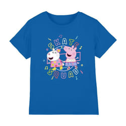 Peppa Pig Childrens/Kids Skate Squad Suzy Sheep T-Shirt - 7-8 Years, Royal Blue