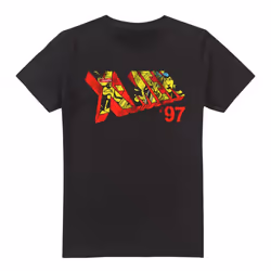 Marvel Mens Comic Logo T-Shirt - XXL, Black