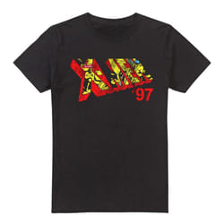 Marvel Mens Comic Logo T-Shirt - XXL, Black