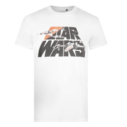 Star Wars Mens Signature T-Shirt - 4XL, White