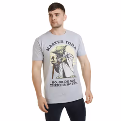 Star Wars Mens Yoda T-Shirt - 3XL, Sport Heather