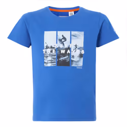 Regatta Childrens/Kids Bosley VIII Surf Print T-Shirt - 14 Years, Olympian Blue