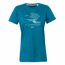Regatta Womens/Ladies Fingal IX Live Free Be Wild Marl T-Shirt - 8 UK, Exotic Plume