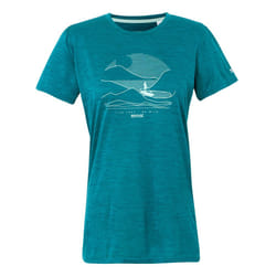 Regatta Womens/Ladies Fingal IX Live Free Be Wild Marl T-Shirt - 8 UK, Exotic Plume