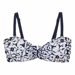 Regatta Womens/Ladies Aceana III Floral Bikini Top - 12 UK, Navy/White